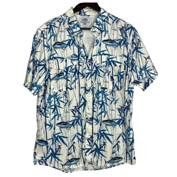 AFTCO Other - AFTCO Men's Medium Fishing Shirt Performance Button Down Vented